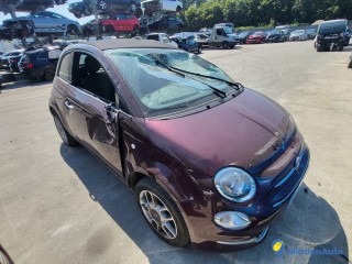 Fiat 500 cabriolet 1,2 69cv lounge accidentée