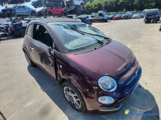 Fiat 500 cabriolet 1,2 69cv lounge accidentée