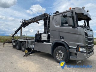 Scania R650 6x4 Palfinger Epsilon ,Gros Réducteurs